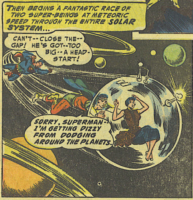 A panel from Action Comics #194, May 1954