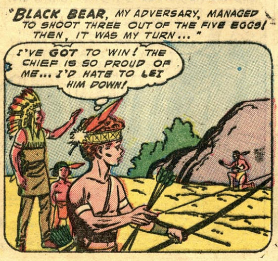 A panel from Adventure Comics #209, December 1954
