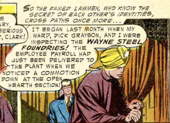 A panel from World's Finest #73, September 1954