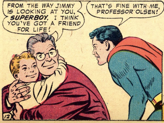 A twist ending to Adventure Comics #216, July 1955