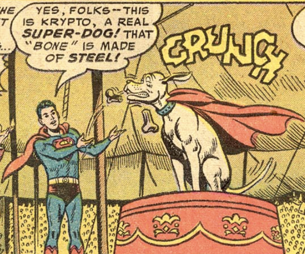 A panel from Adventure Comics #220, Nov 1955