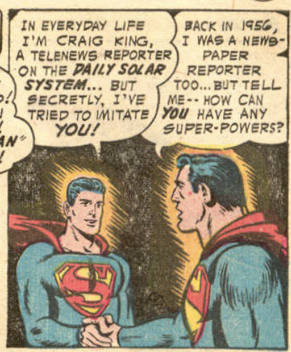 A panel from Action Comics #215, February 1956