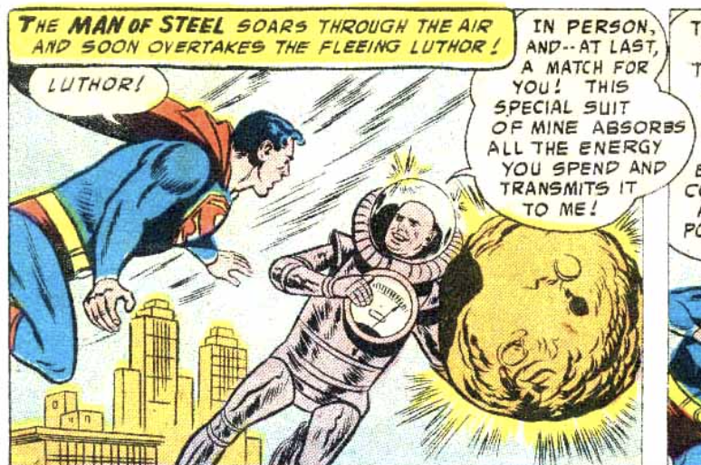 A panel from Superman #106, May 1956