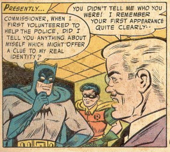 A panel from Detective Comics #234, June 1956