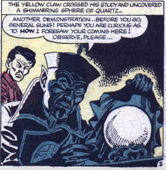 A panel from Yellow Claw #1, June 1956
