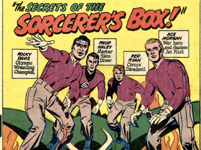 A panel from Showcase #6, November 1956