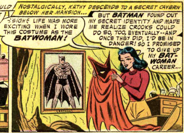 A panel from Batman #105 (December 1956)