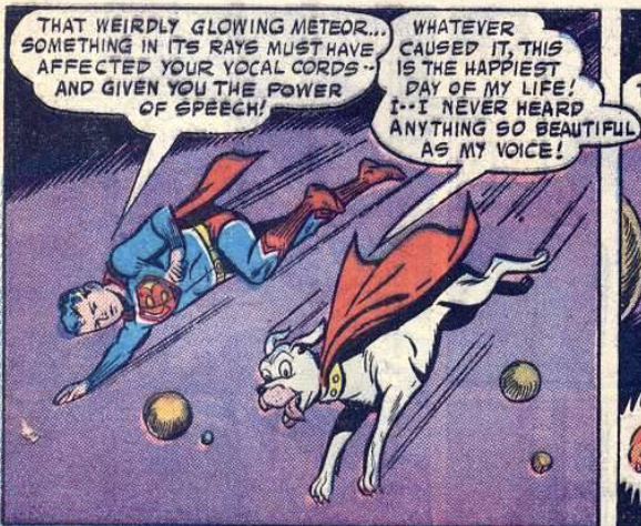 A panel from Adventure Comics #239, June 1957