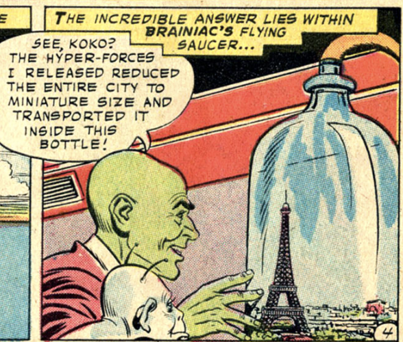 A panel from Action Comics #242, May 1958
