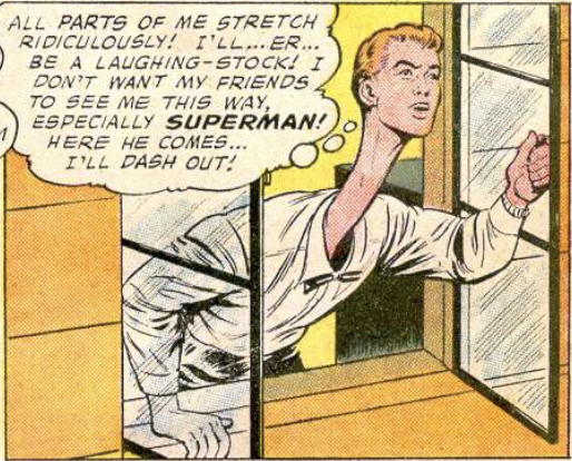 A panel from Superman's Pal Jimmy Olsen #31, July 1958