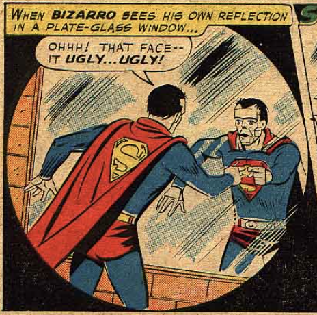 A panel from Superboy #68, August 1958