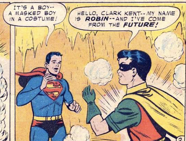 A panel from Adventure Comics #253, August 1958
