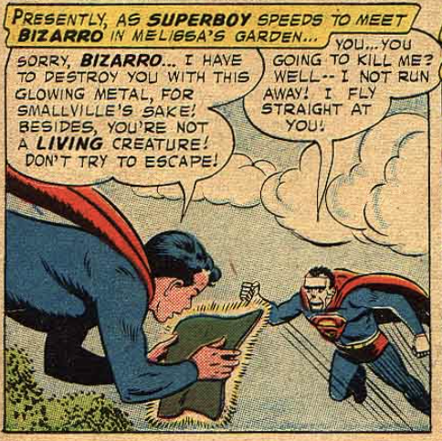 Superboy murders in Superboy #68, August 1958