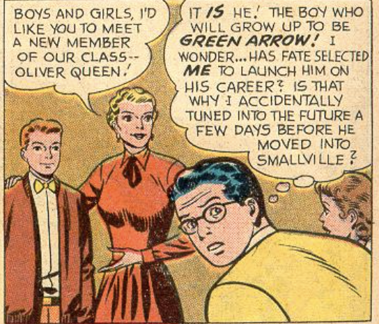 A panel from Adventure Comics #258, January 1959