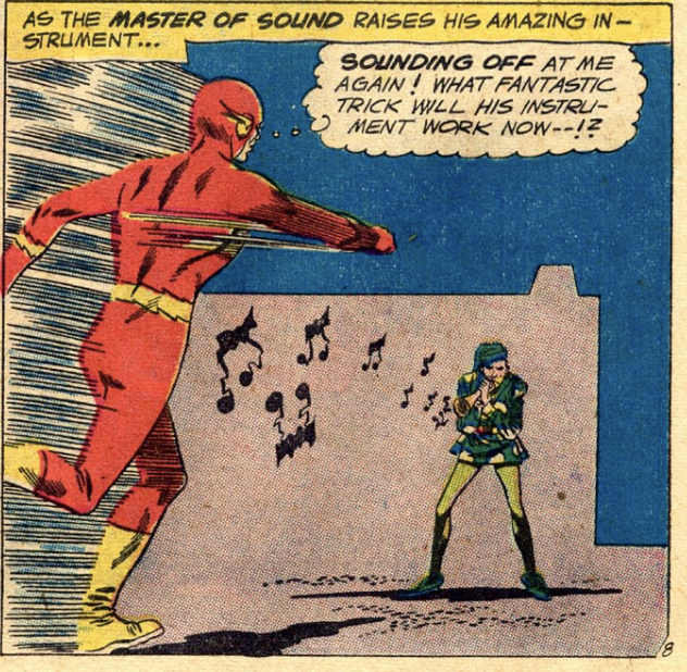 A panel from Flash #106, February 1959