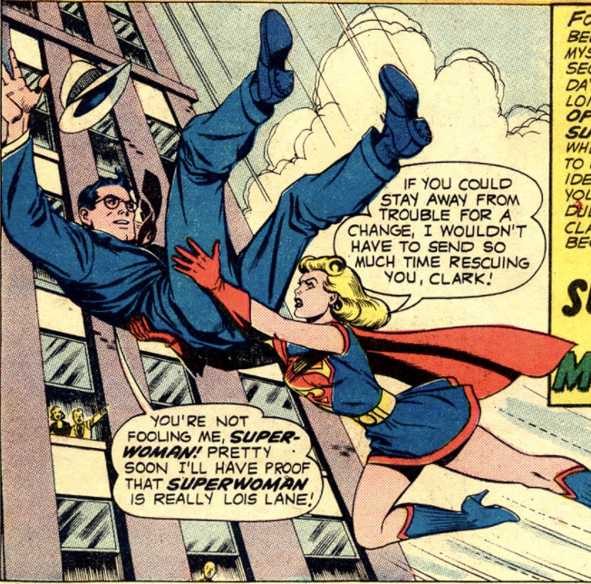 A panel from Superman's Girlfriend, Lois Lane #8, February 1959