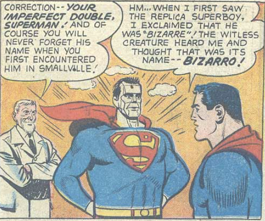 A panel from Action Comics #254, May 1959