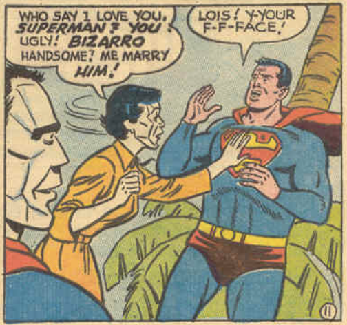 A panel from Action Comics #255, June 1959