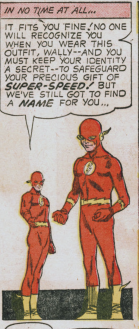 Kid Flash in Flash Comics #110, October 1959