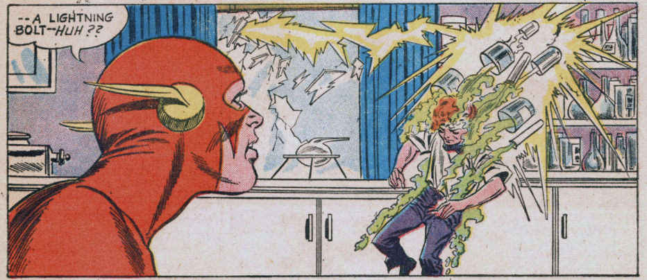 A panel from Flash #110, October 1959