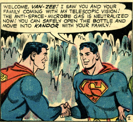 Superman meets Van-Zee in Lois Lane #15, December 1959