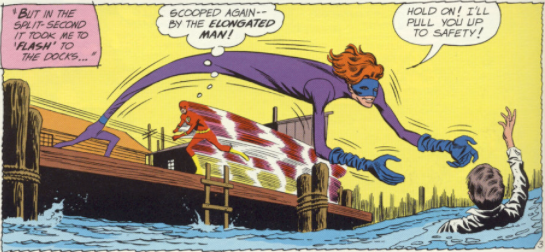 A panel from Flash #112, February 1960