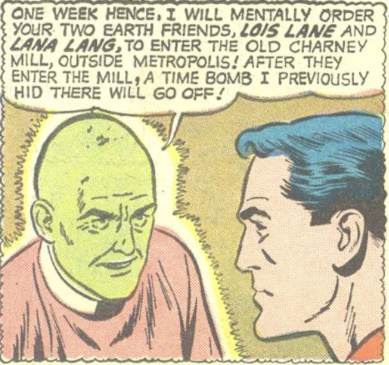 The return of Brainiac in Lois Lane #17, March 1960