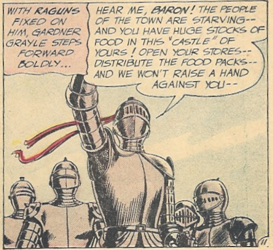 The Atomic Knights confront the Baron in Strange Adventures #117 (April 1960)