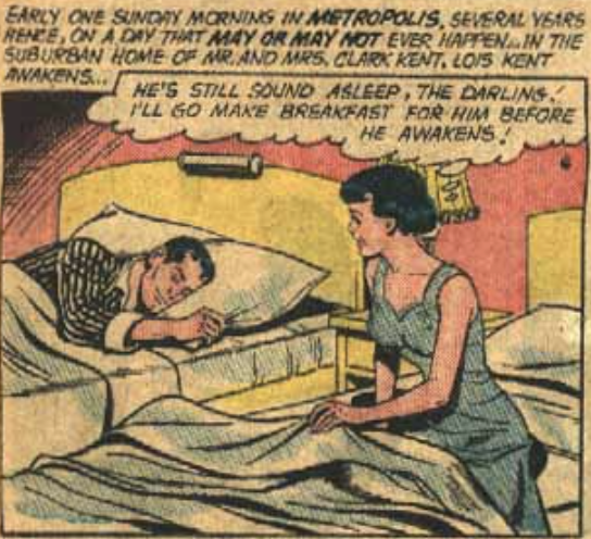 A panel from Superman's Girlfriend Lois Lane #19, June 1960