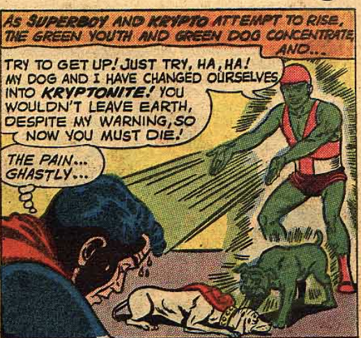  A panel from Superboy #83, July 1960