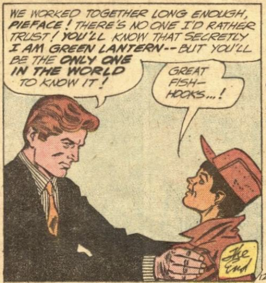 A panel from Green Lantern #2, July 1960