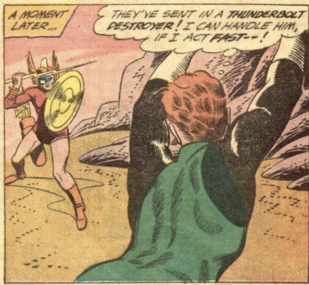 GL faces off against a Qward Weaponer in Green Lantern #2, July 1960