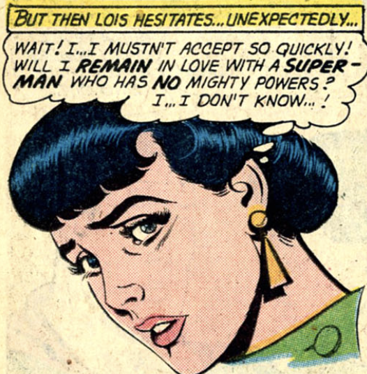 Lois doubts her marriage motives in Action Comics #274, January 1961