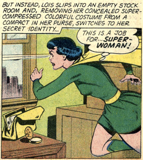 Lois as Super Woman in Action Comics #274, January 1961