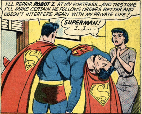 Superman, Robot Z, and Lois in Action Comics #274, January 1961