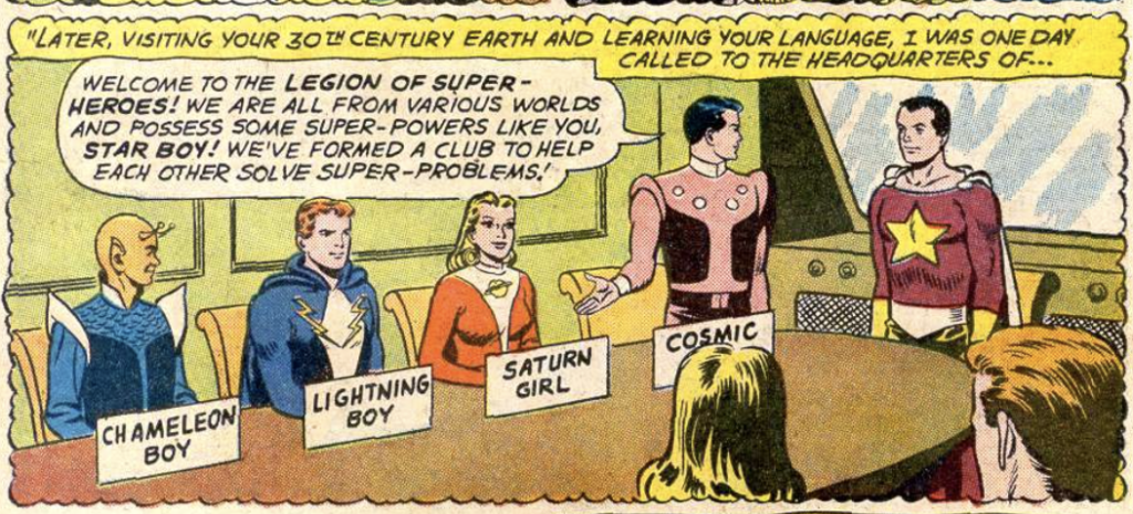 A panel from Adventure Comics #282, January 1961