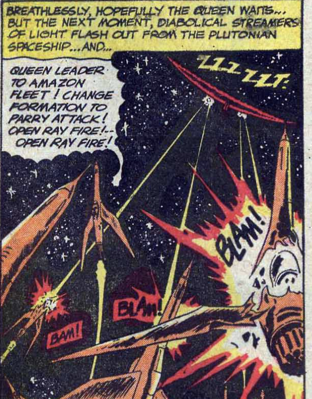 A panel from Wonder Woman #121, February 1961