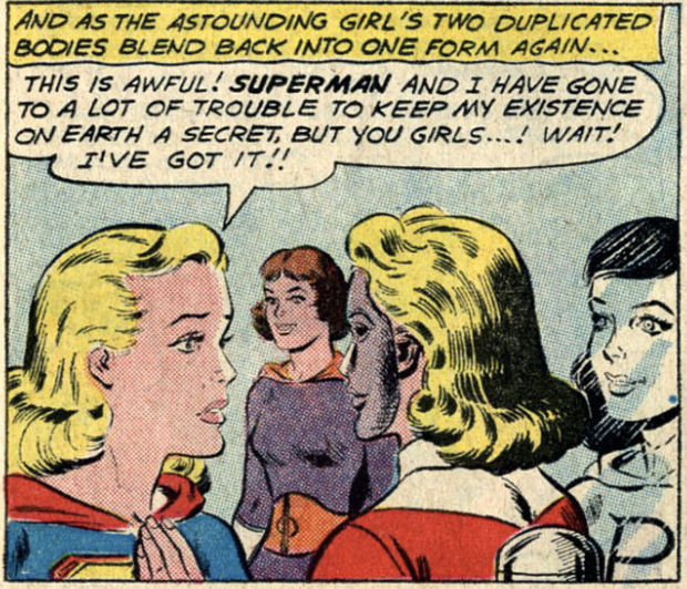 A panel from Action Comics #276, March 1961