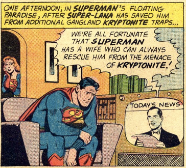 Superman slump in Lois Lane #26, May 1961