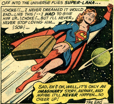 Lana leaves in Lois Lane #26, May 1961