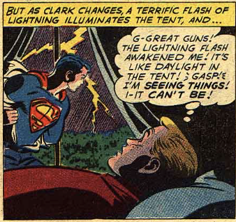 Pete learns Clarks' secret in Superboy #90, May 1961
