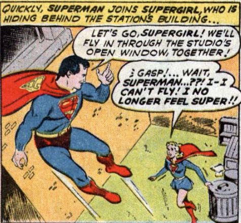 A panel from Action Comics #278, May 1961
