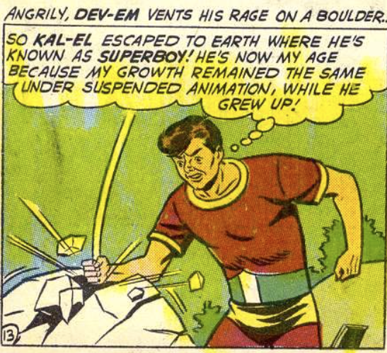 A panel from Adventure Comics #287, June 1961