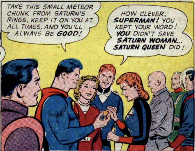 Saturn Queen turns good in Superman #147, June 1961