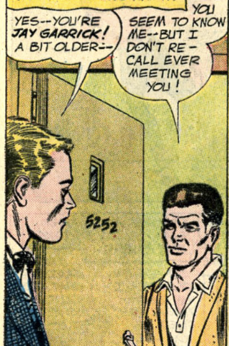 Barry Allen meets Jay Garrick, Flash #123, July 1961