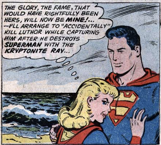 Super embrace in Action Comics #280, July 1961